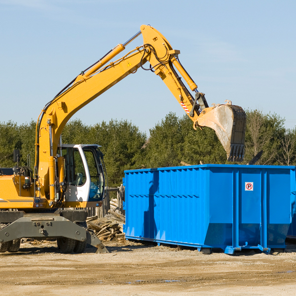 can i choose the location where the residential dumpster will be placed in Mountain Brook AL